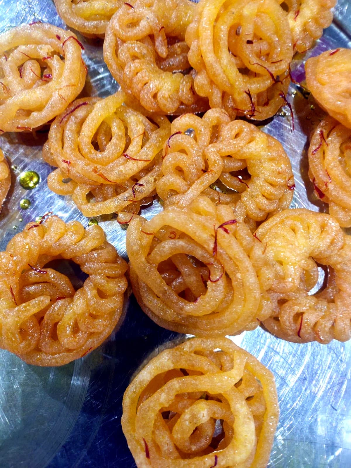 Jalebi prepared for a Caterio celebration